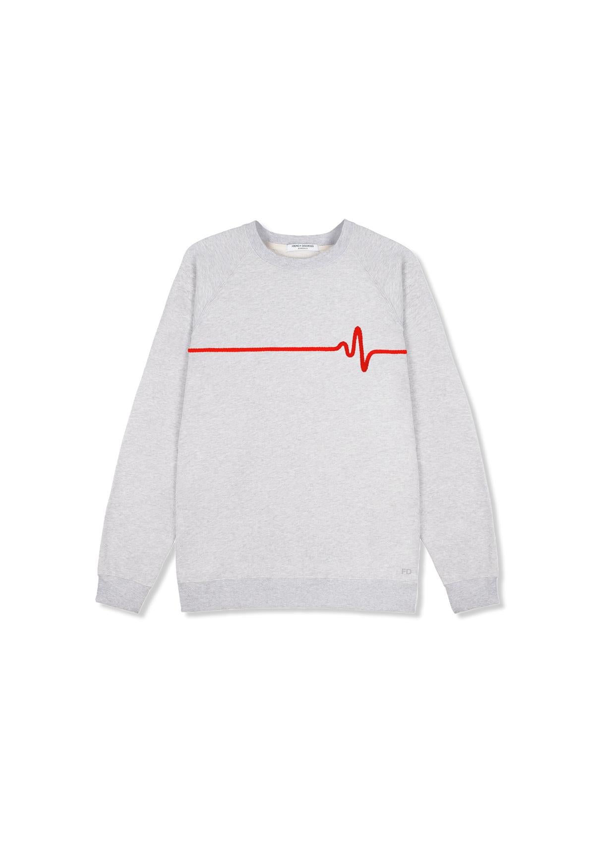 Sweatricotin Clyde HEARTBEAT Heather Grey