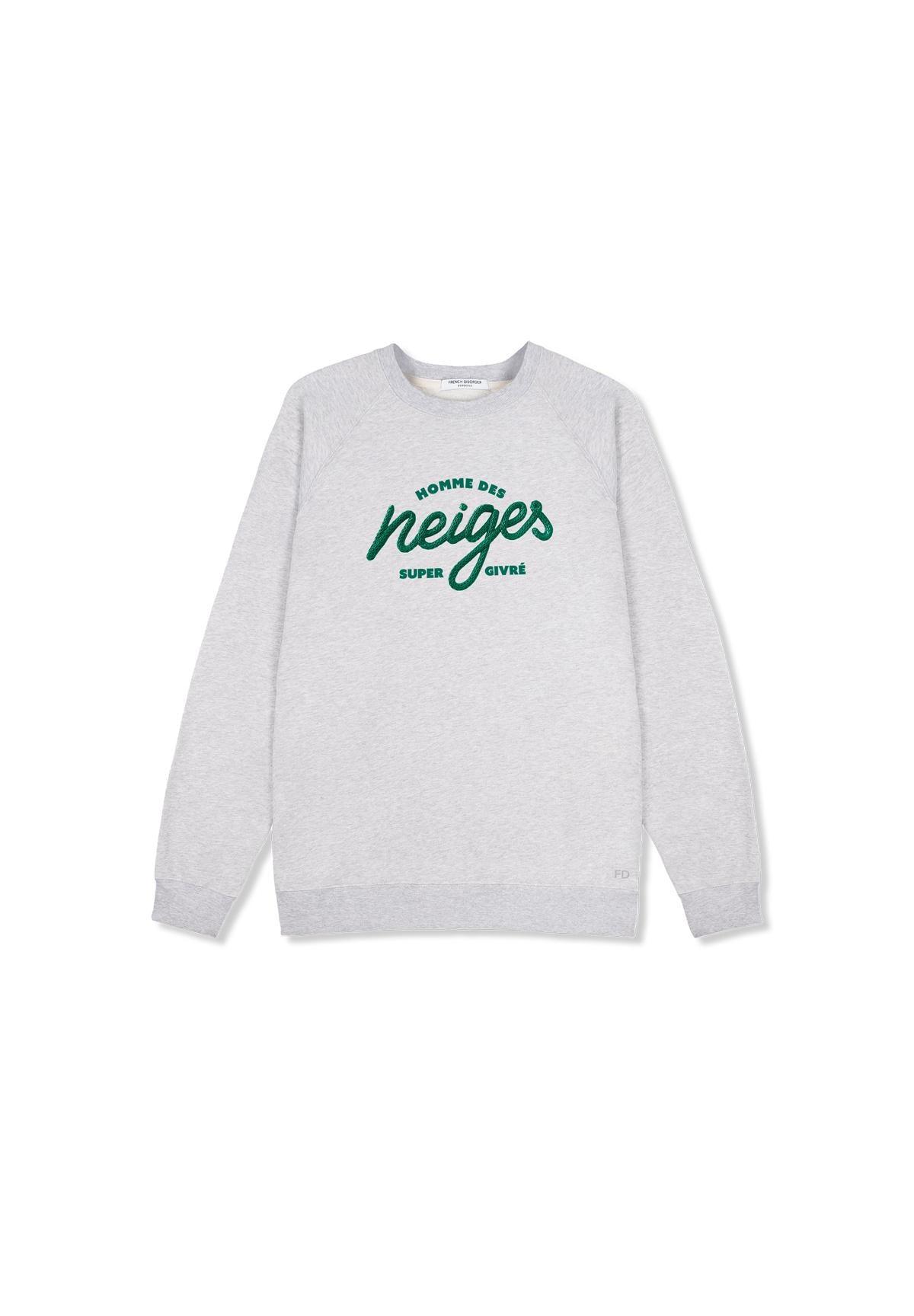 Sweatricotin Clyde HOMME DES NEIGES Heather Grey