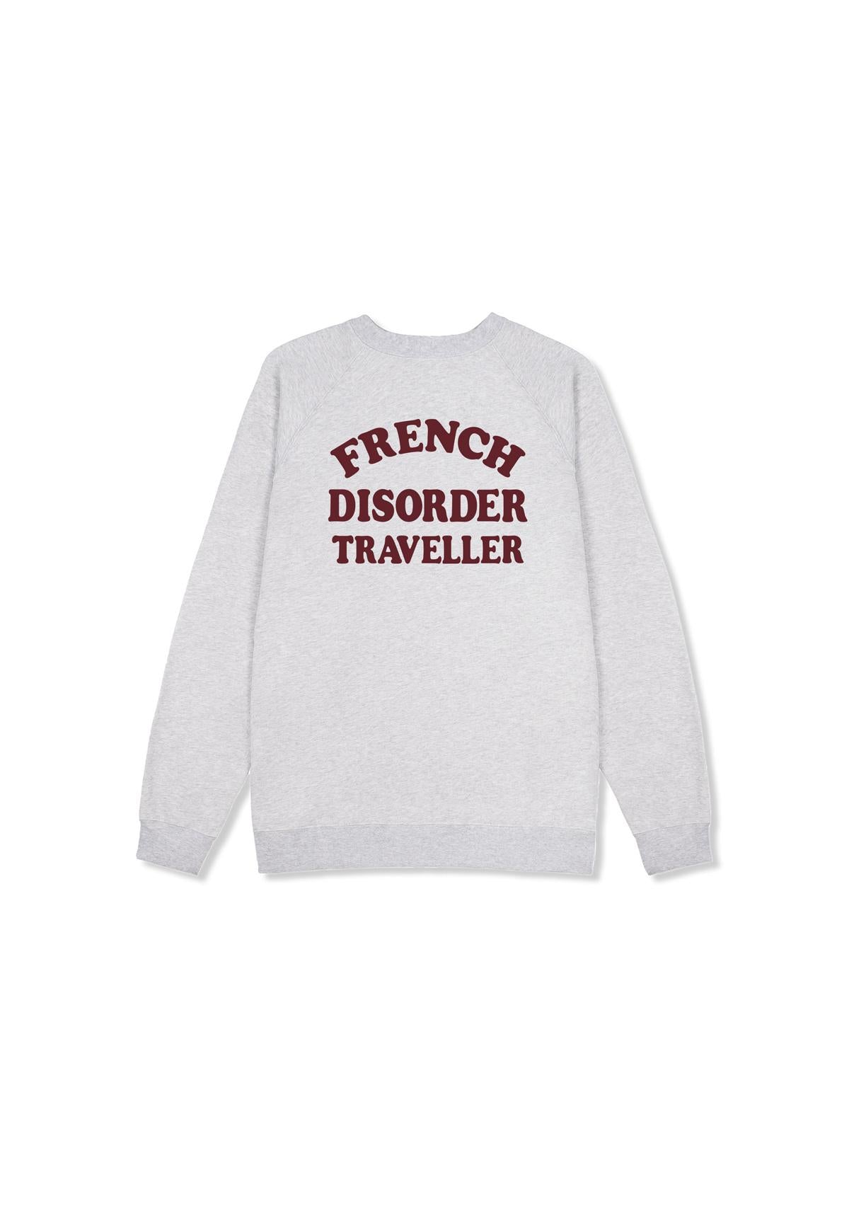 Sweatshirt Clyde FD TRAVELLER (Back) Heather Grey