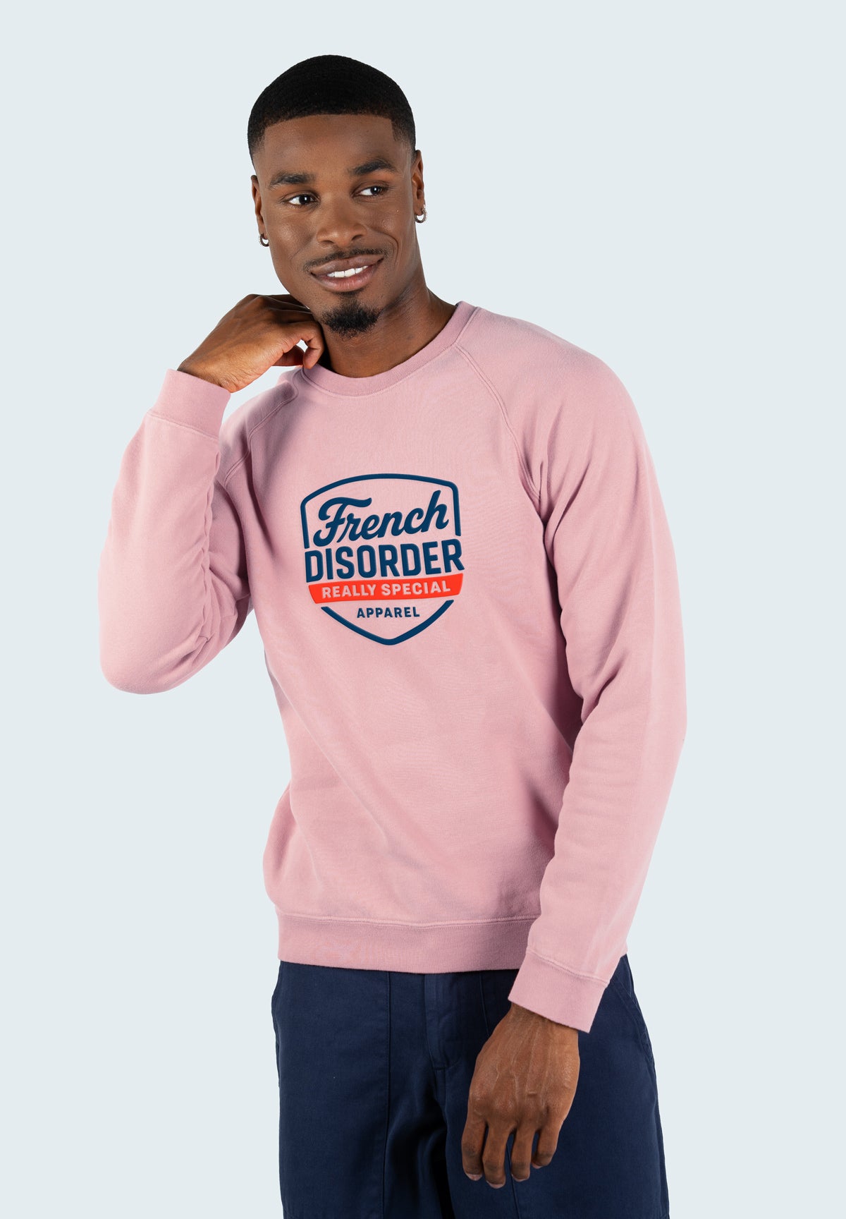 Sweatshirt Clyde FD APPAREL Light Pink