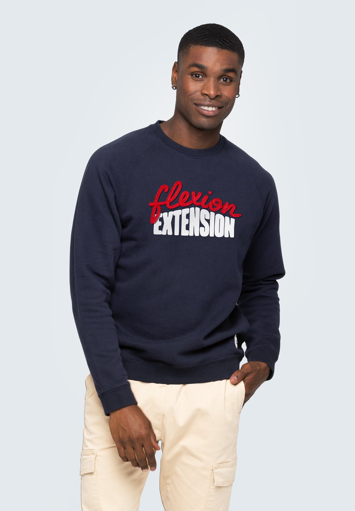Sweatricotin Clyde FLEXION EXTENSION Navy