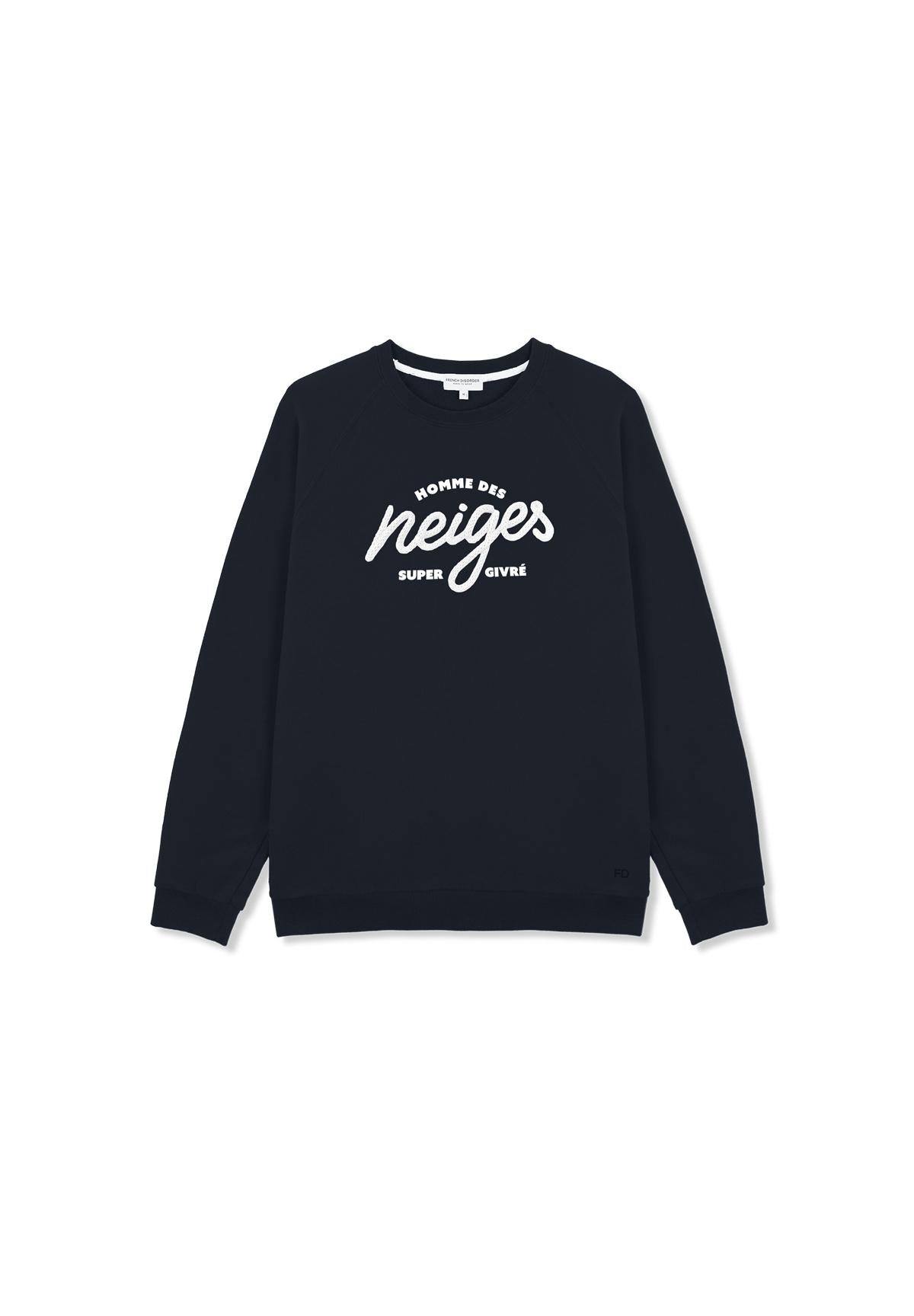 Sweatricotin Clyde HOMME DES NEIGES Navy