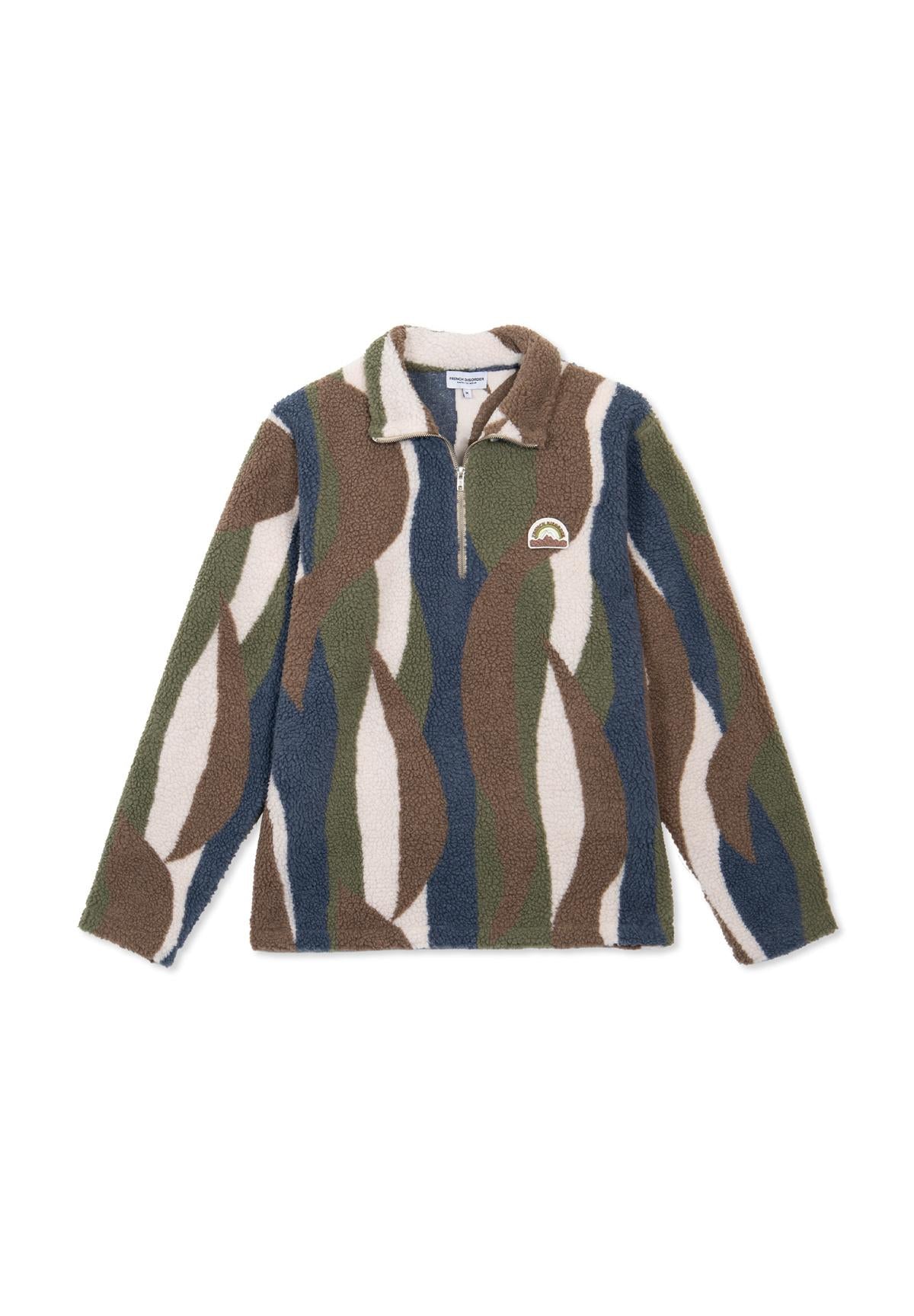 VAN Sherpa Khaki Sweatshirt