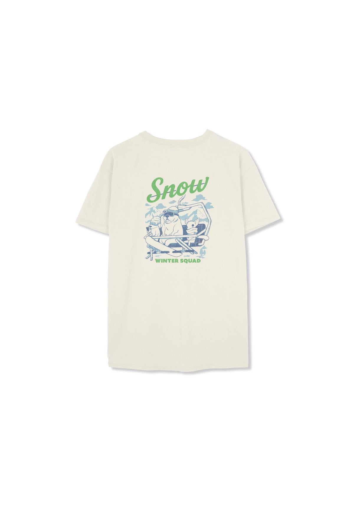 T-shirt Mike WINTER SQUAD Coconut