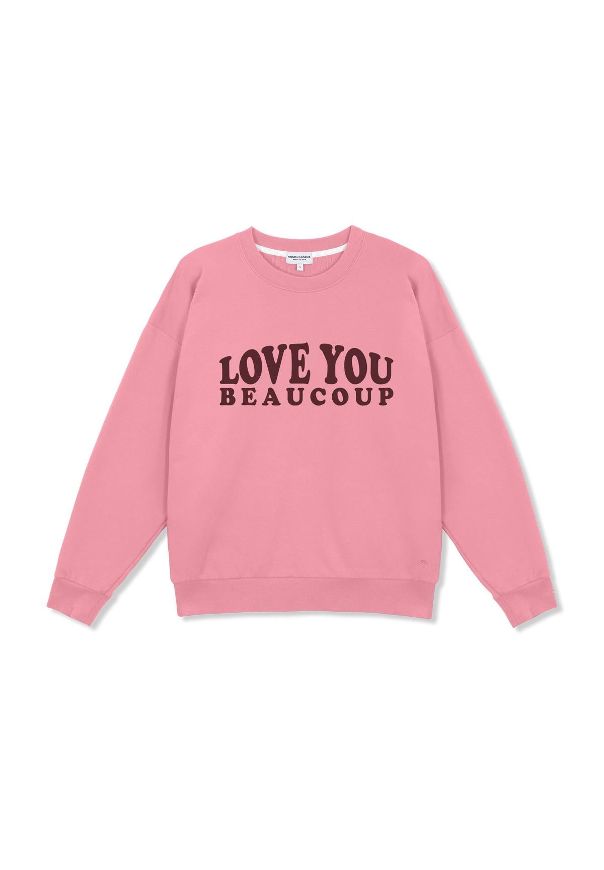 Sweat Max LOVE YOU BEAUCOUP Bubble Gum