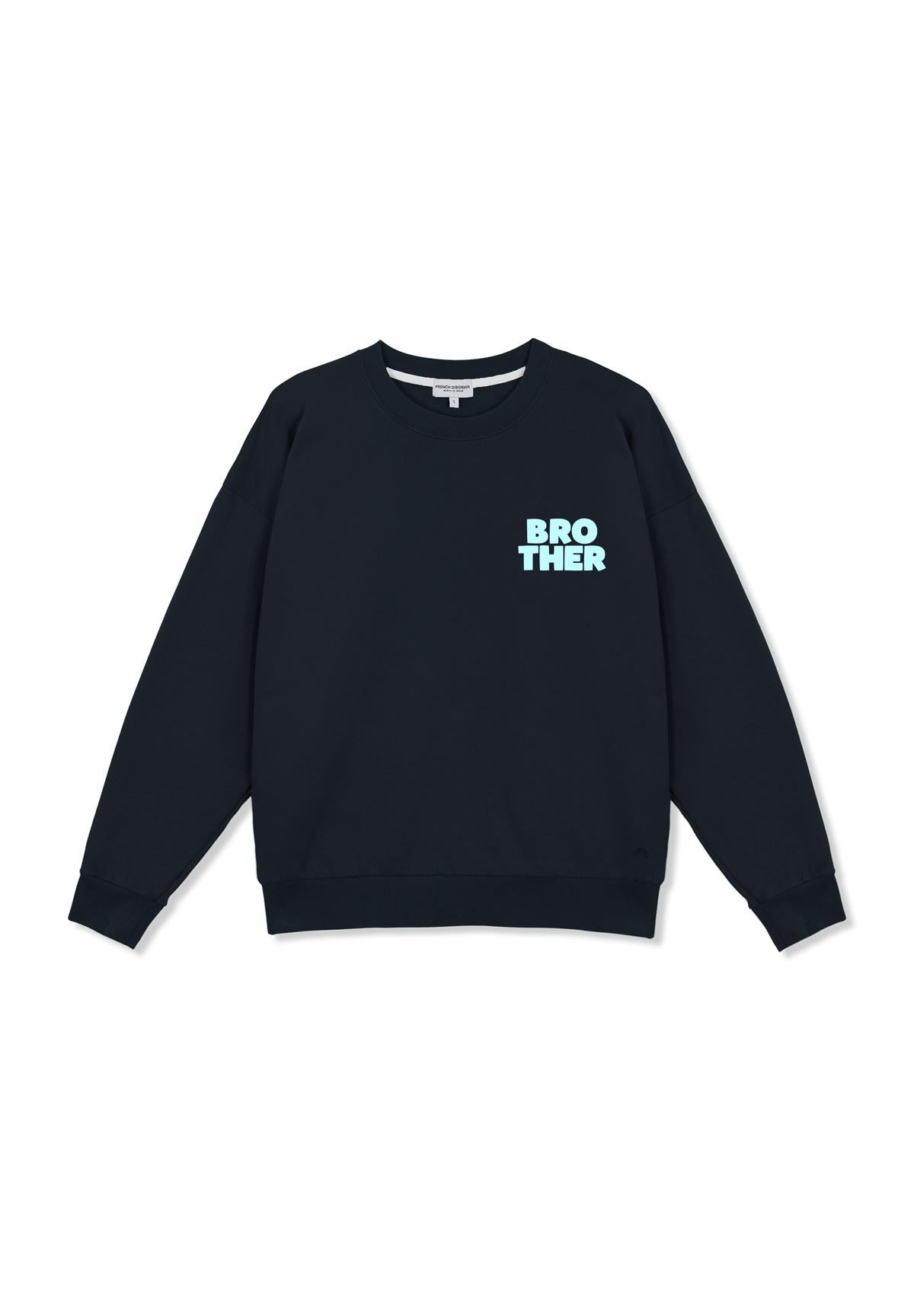 Sweatshirt Max BROTHER Heart Navy