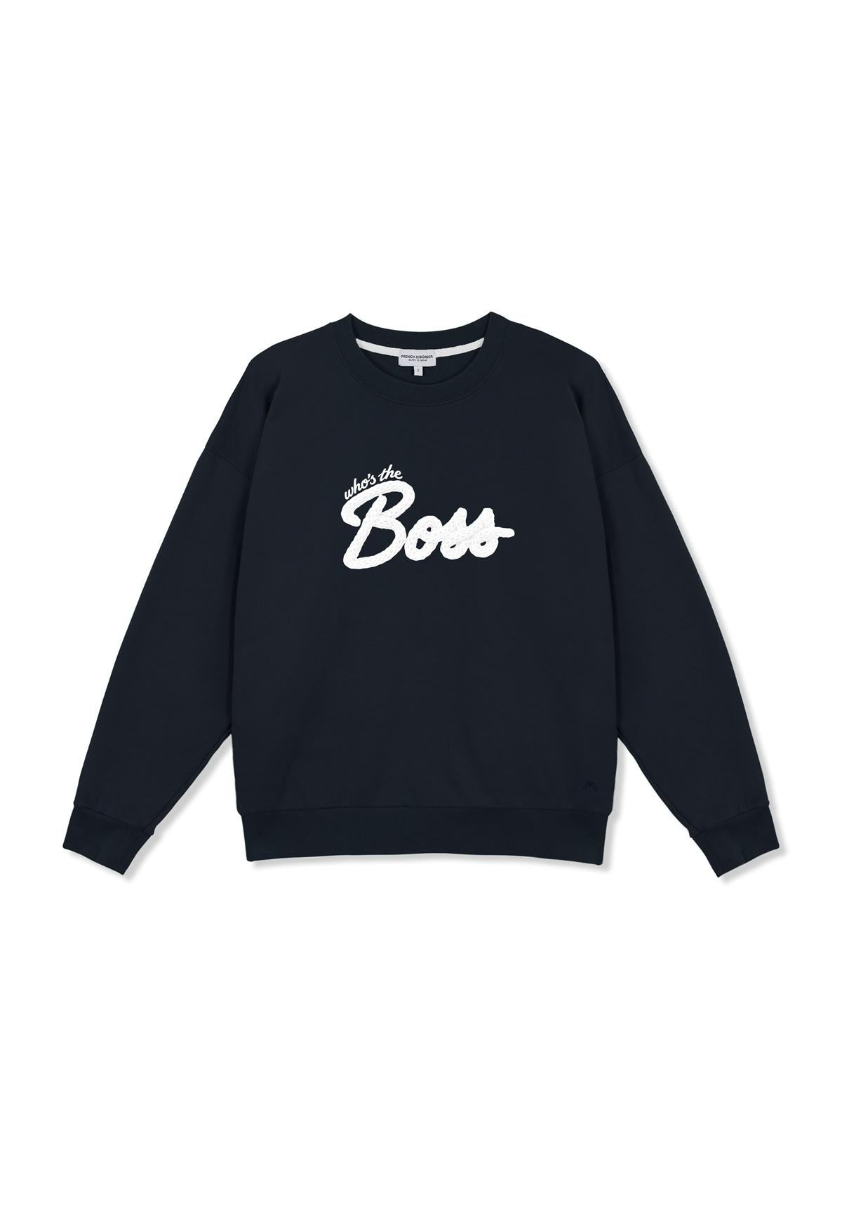 Sweatricotin Max WHO'S THE BOSS Navy