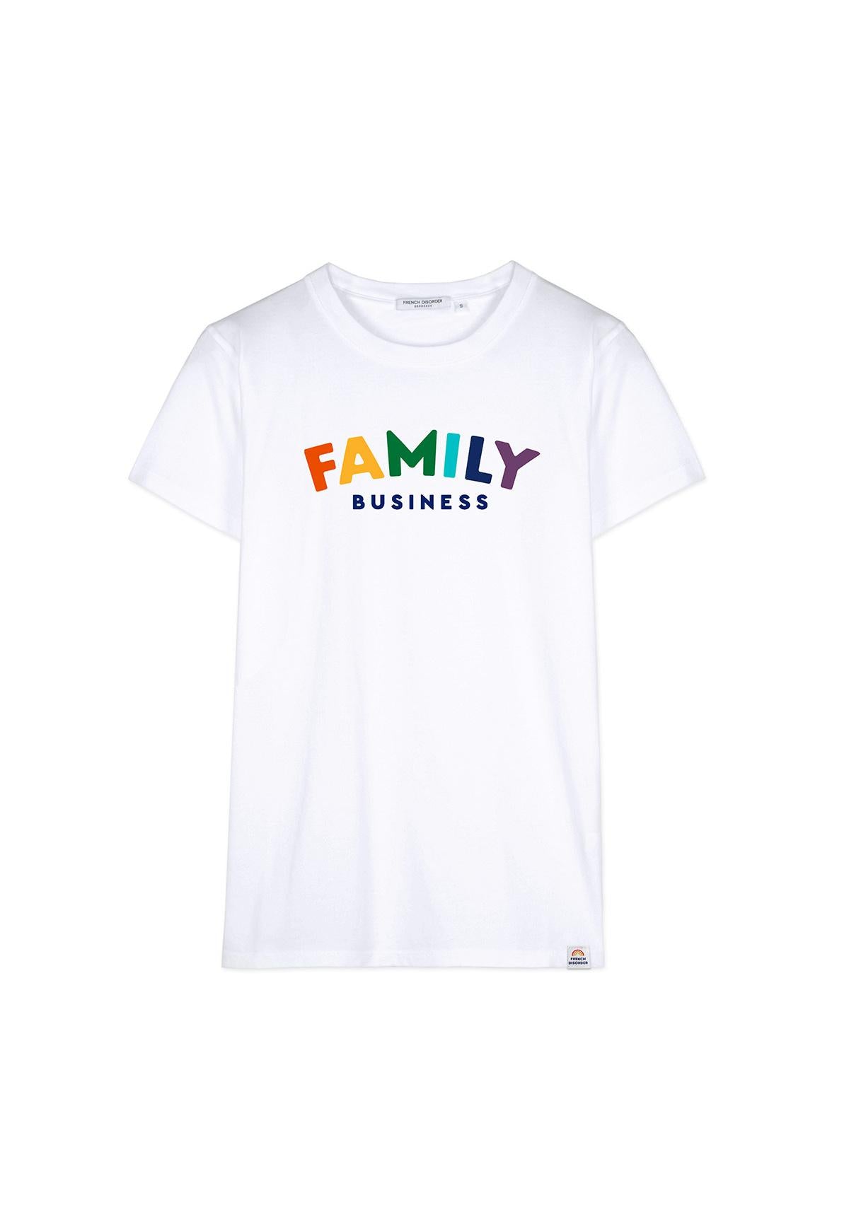 Tshirt Sacha FAMILY BUSINESS White