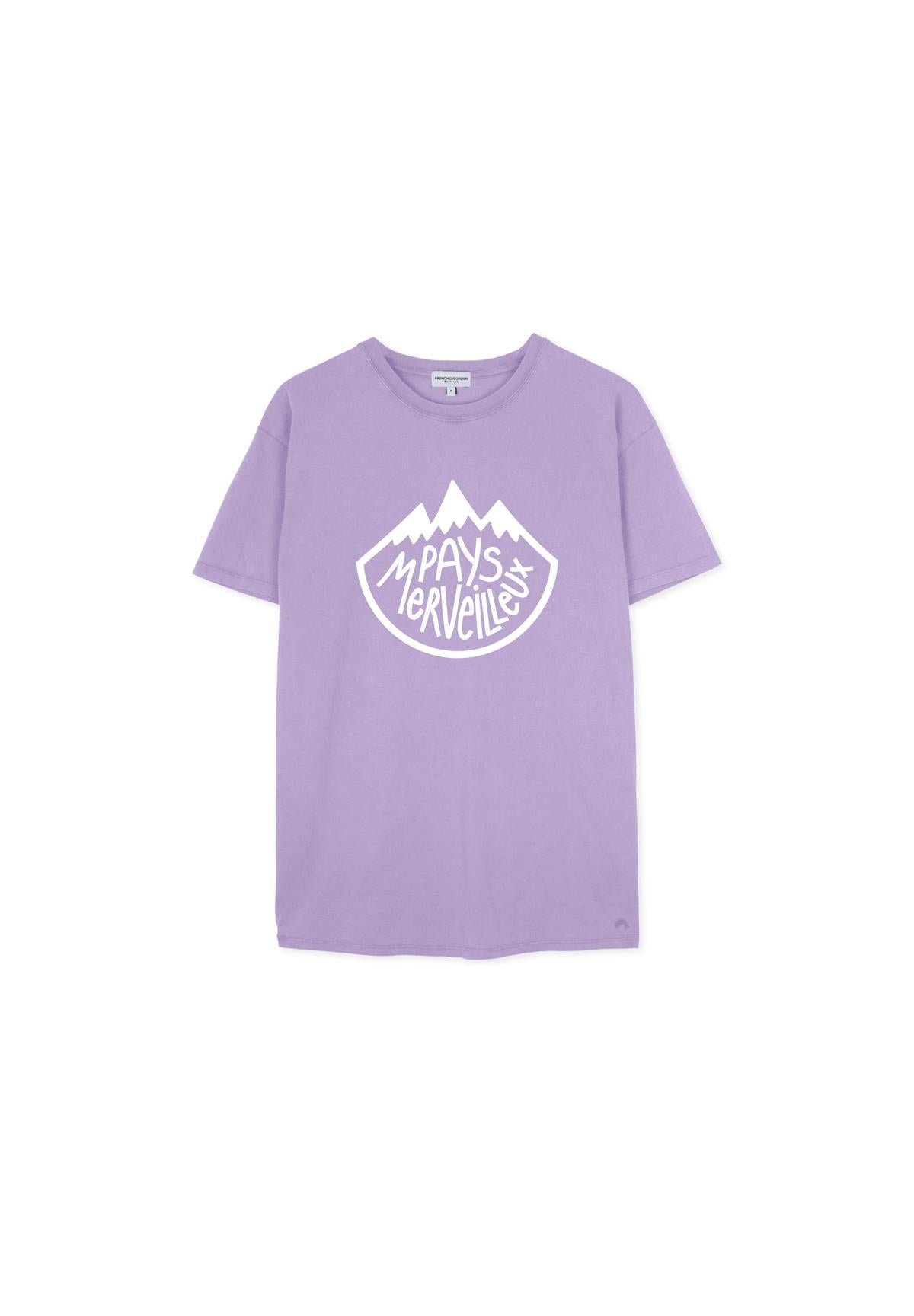 T-shirt Sam PAYS MERVEILLEUX Lilac