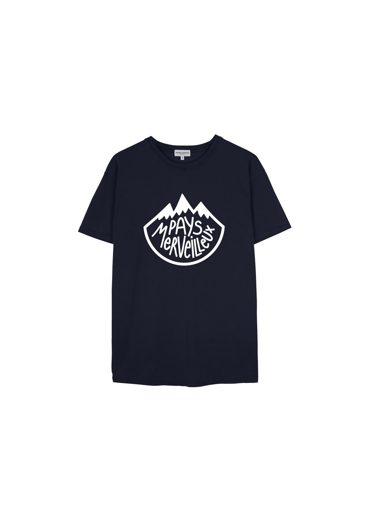 T-shirt Sam PAYS MERVEILLEUX Navy