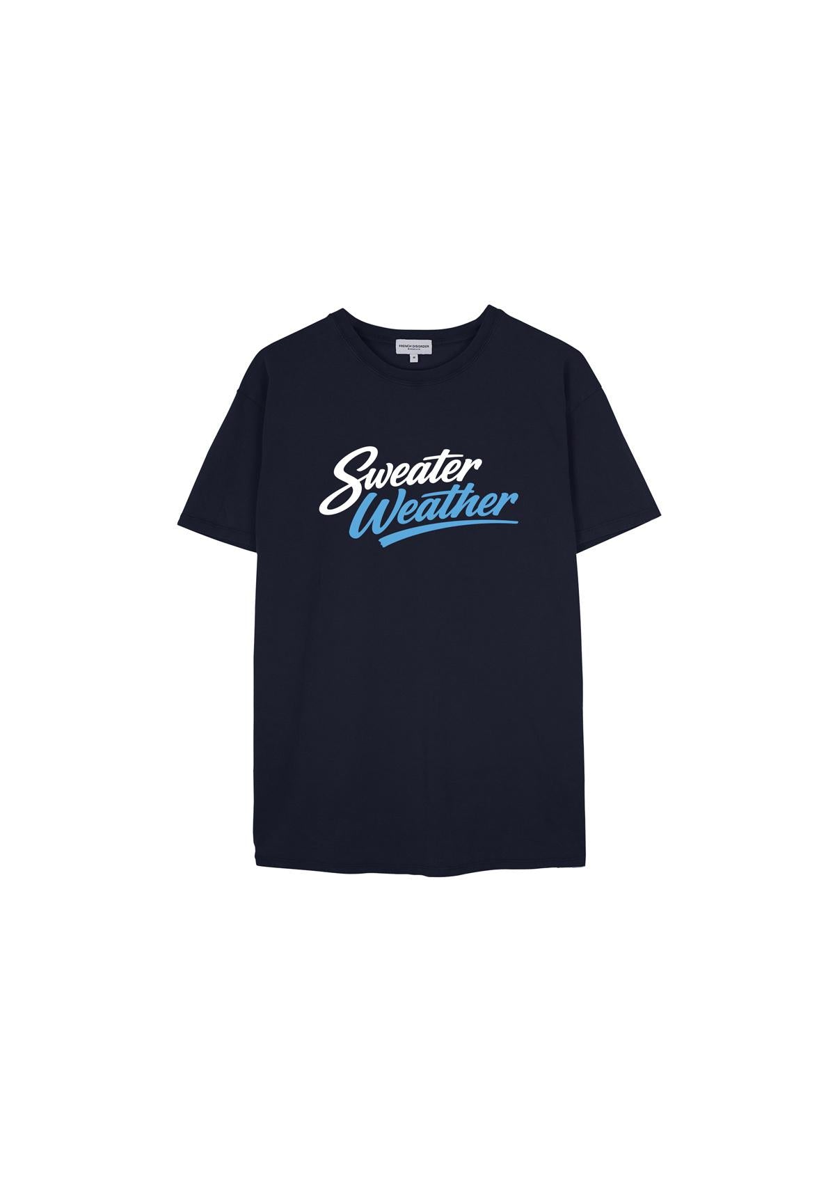 T-shirt Sam SWEATER WEATHER Navy