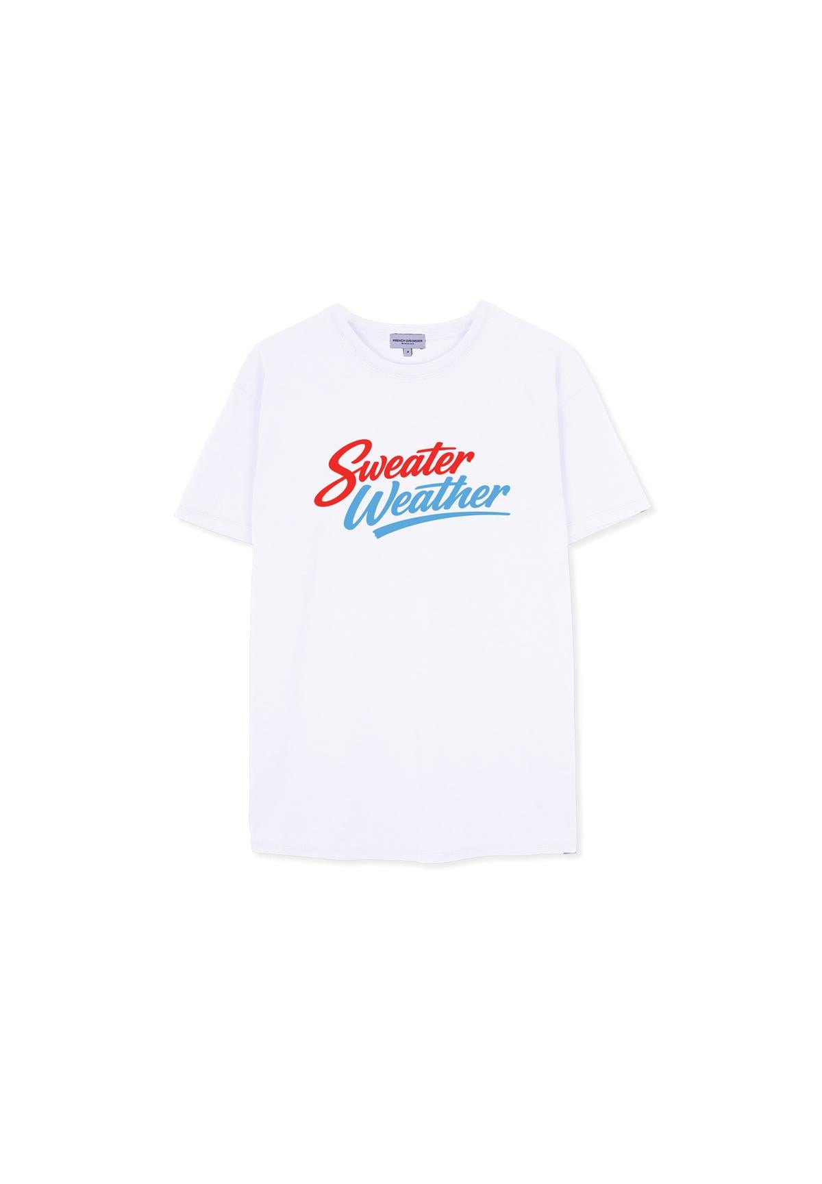 T-shirt Sam SWEATER WEATHER White