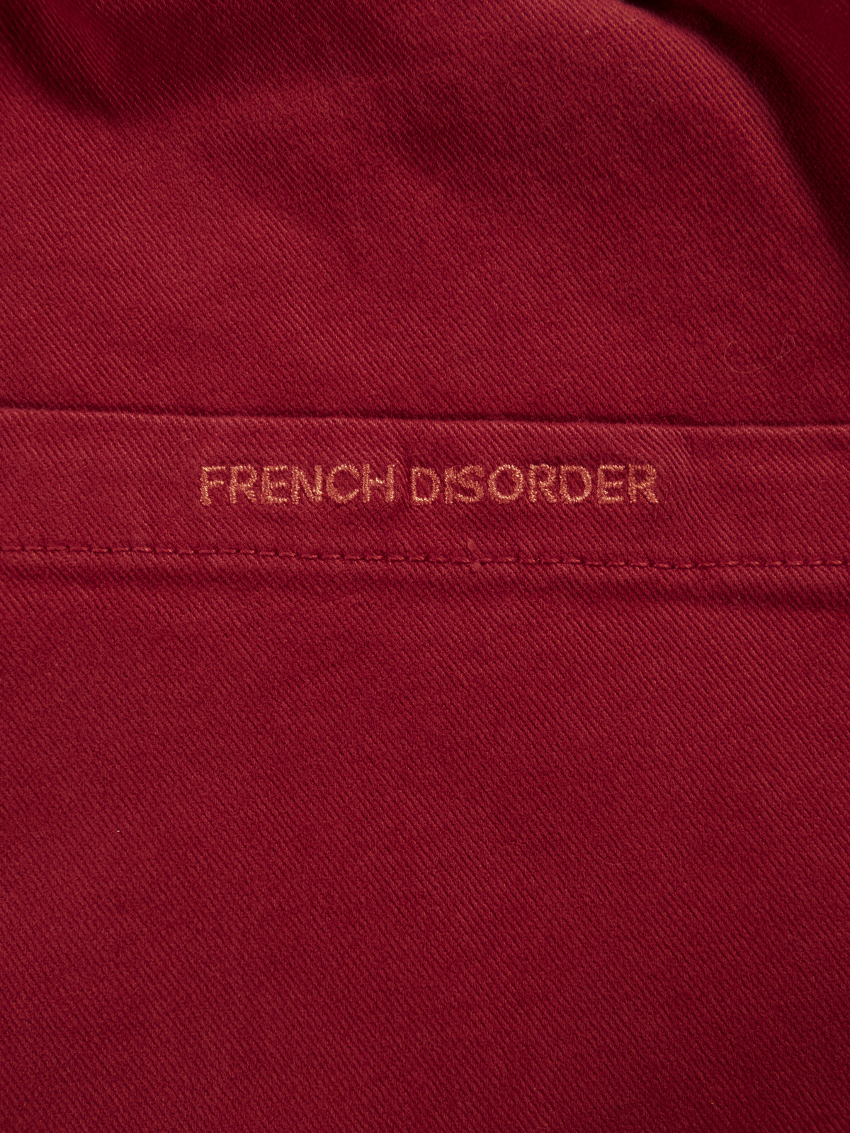 Trousers LOUIS Twill Burgundy