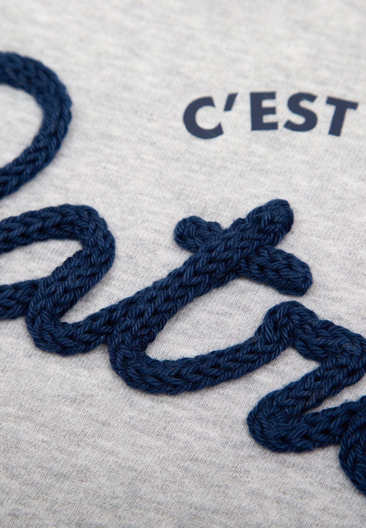 Sweatricotin Clyde PATRON Heather Grey