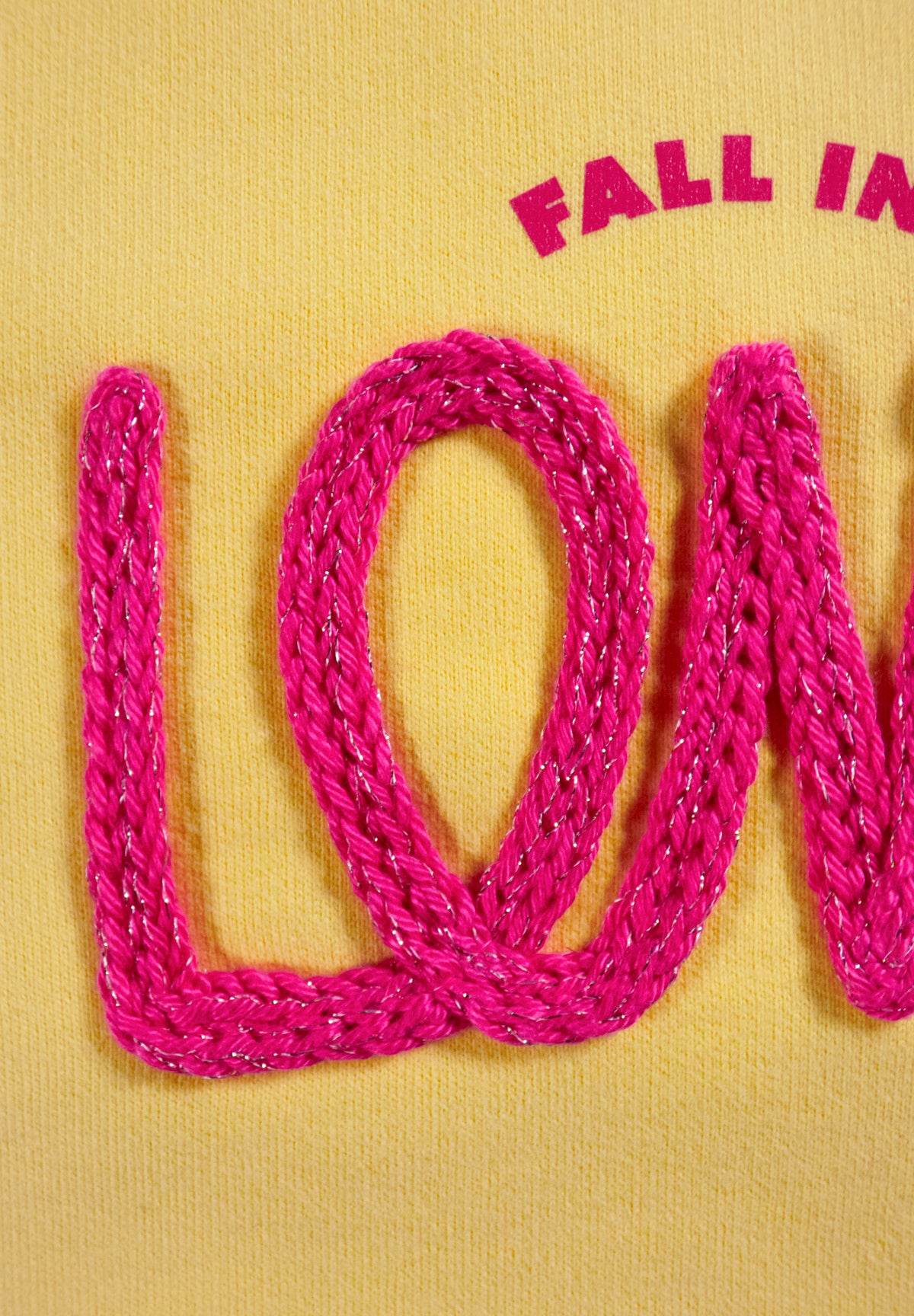 Sweatricotin Rosa FALL IN LOVE Aspen Gold