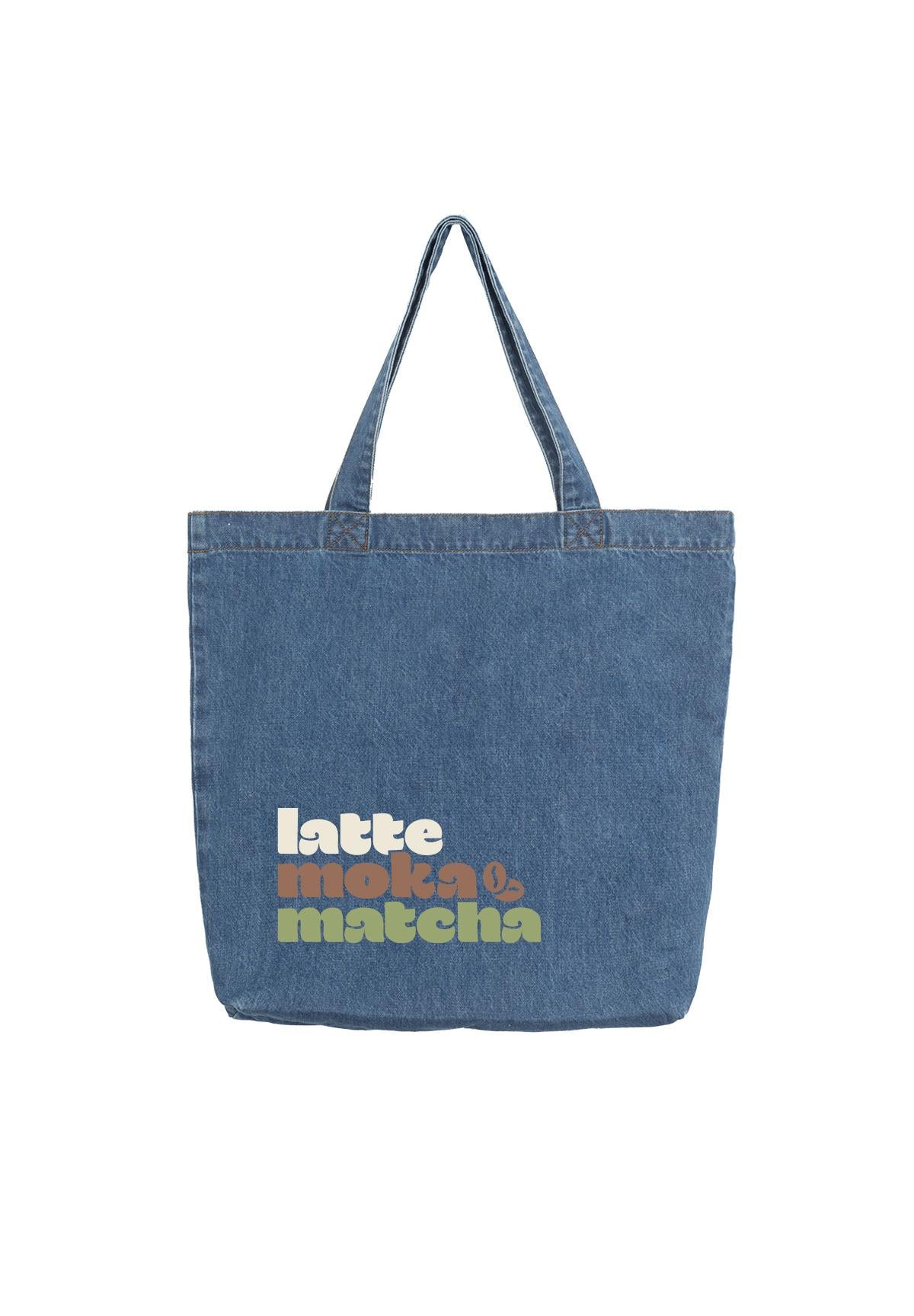 Tote Bag Denim LATTE MOKA Denim
