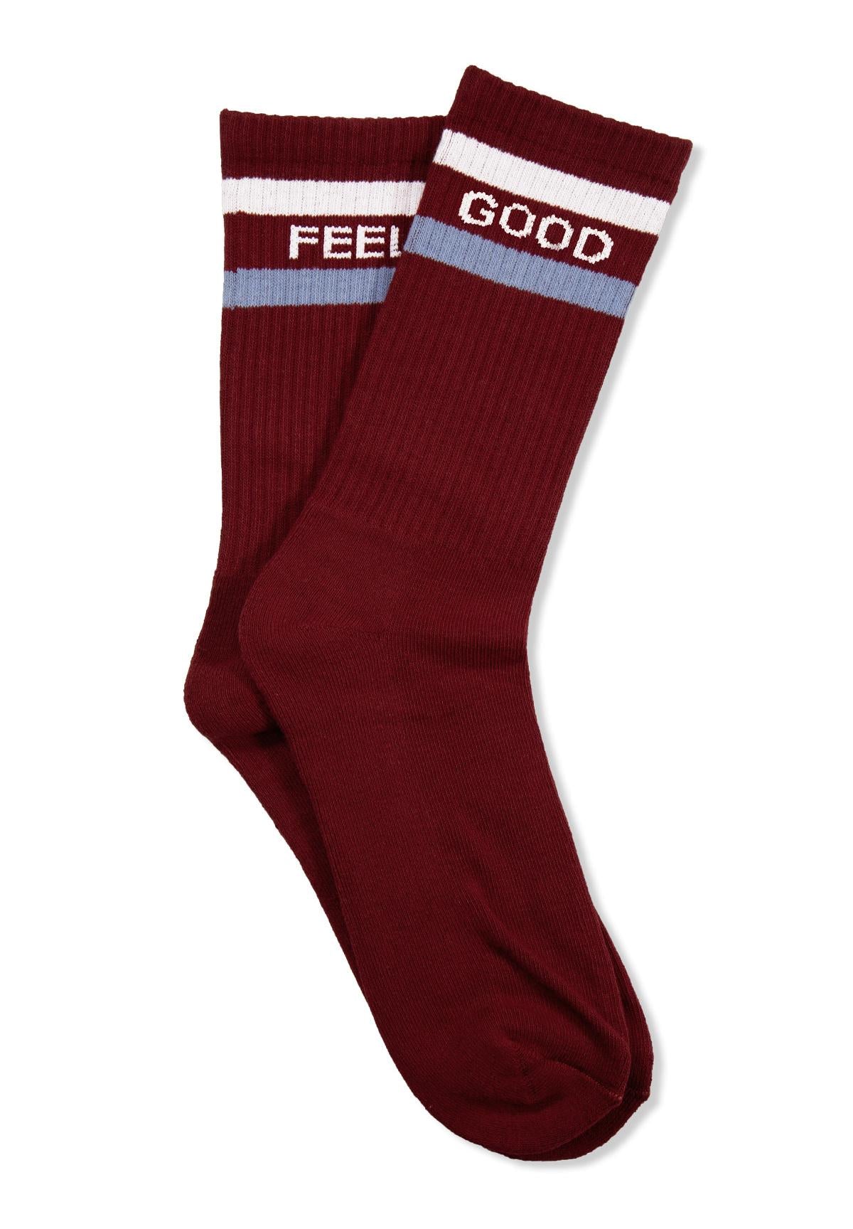 Socks Ron FEEL GOOD Burgundy