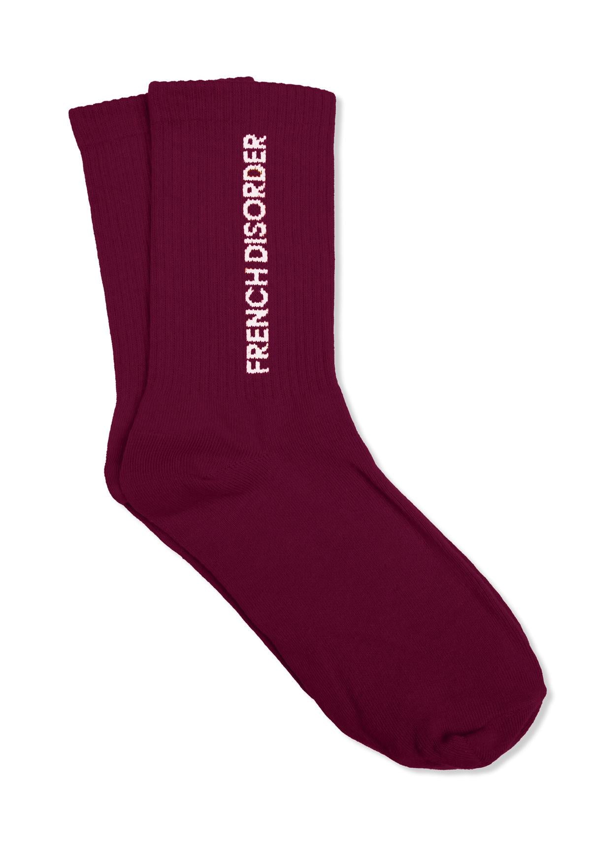 Socks Jimmy Burgundy