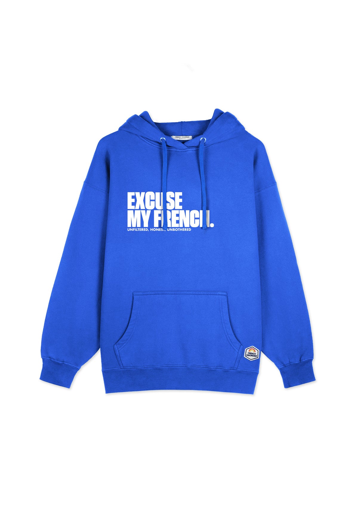 Hoodie Kenny EXCUSE MY FRENCH Imperial Blue
