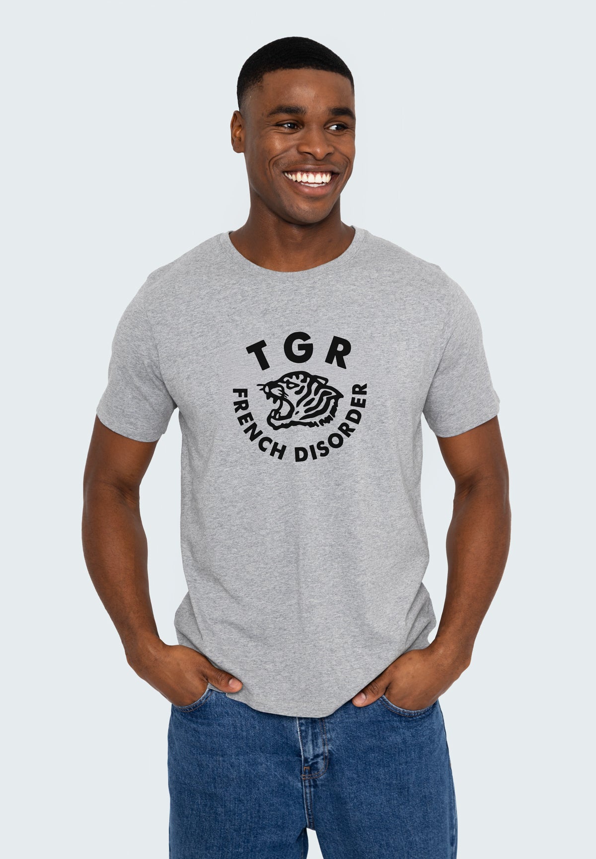 Alex TIGER Heather Grey T-shirt