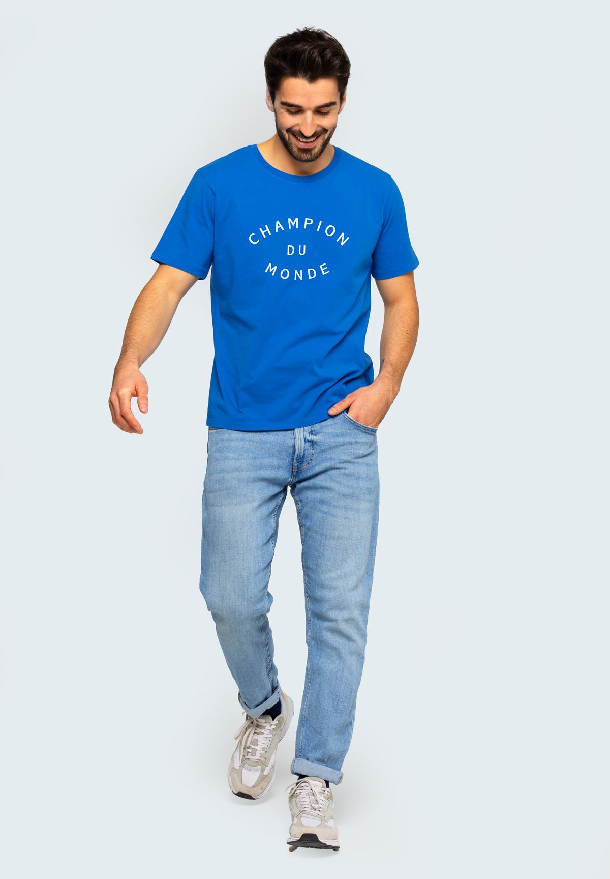 T-shirt Alex CHAMPION DU MONDE Imperial Blue
