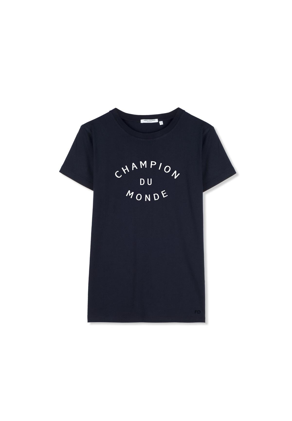 T-shirt Alex CHAMPION DU MONDE Navy