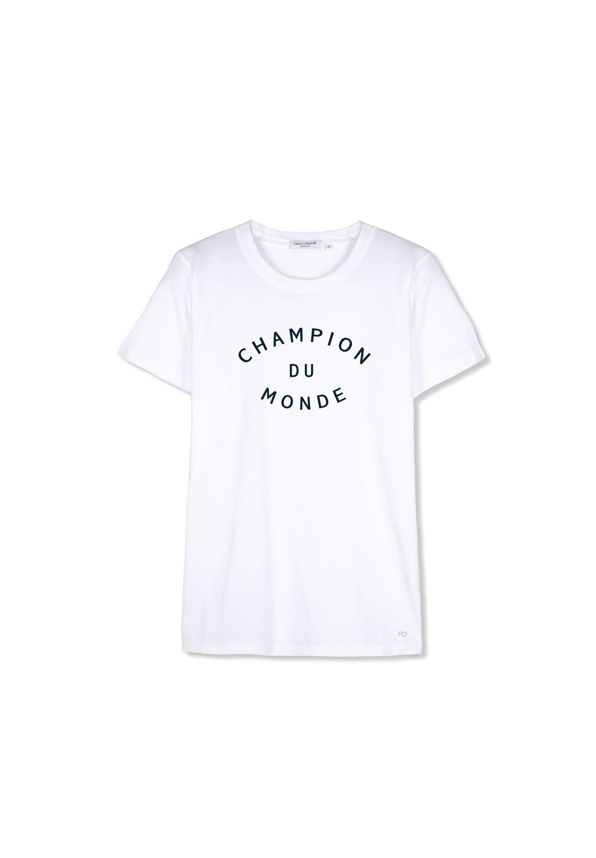 T-shirt Alex CHAMPION DU MONDE White