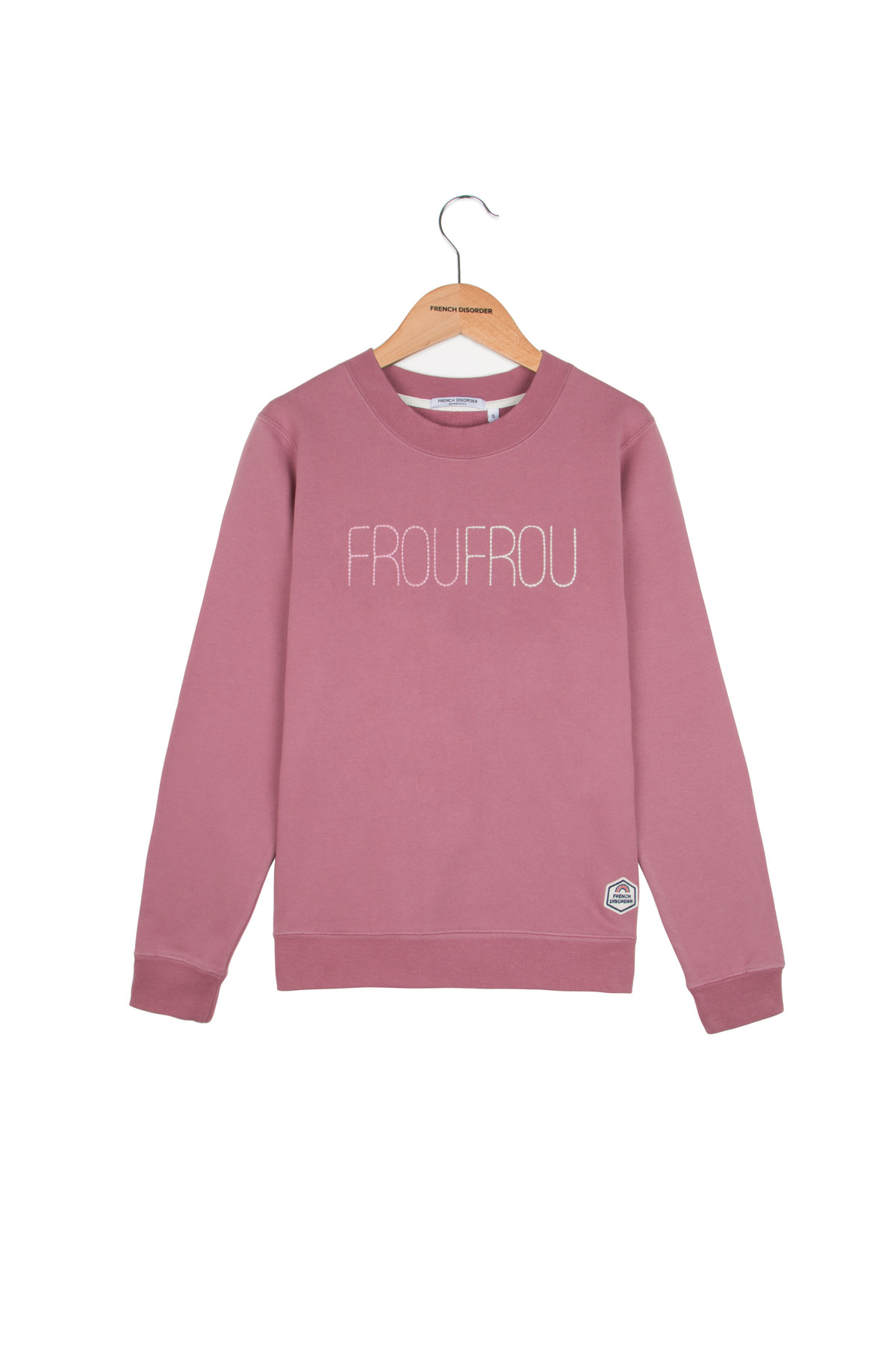 Sweat FROUFROU broderie French Disorder