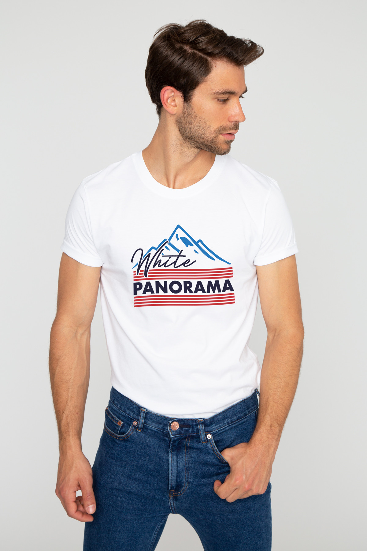 T-shirt WHITE PANORAMA French Disorder
