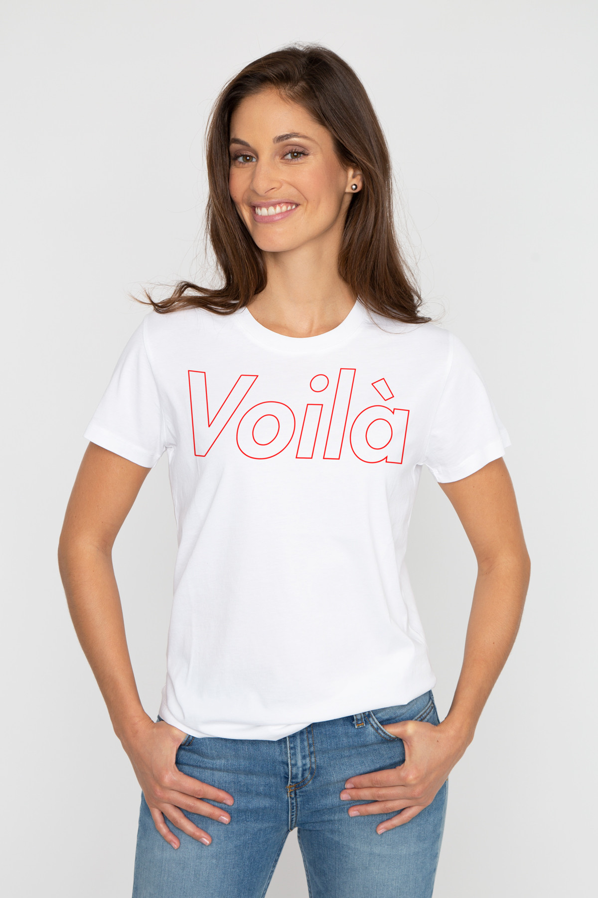 Photo de T-SHIRTS COL ROND T-shirt VOILA chez French Disorder