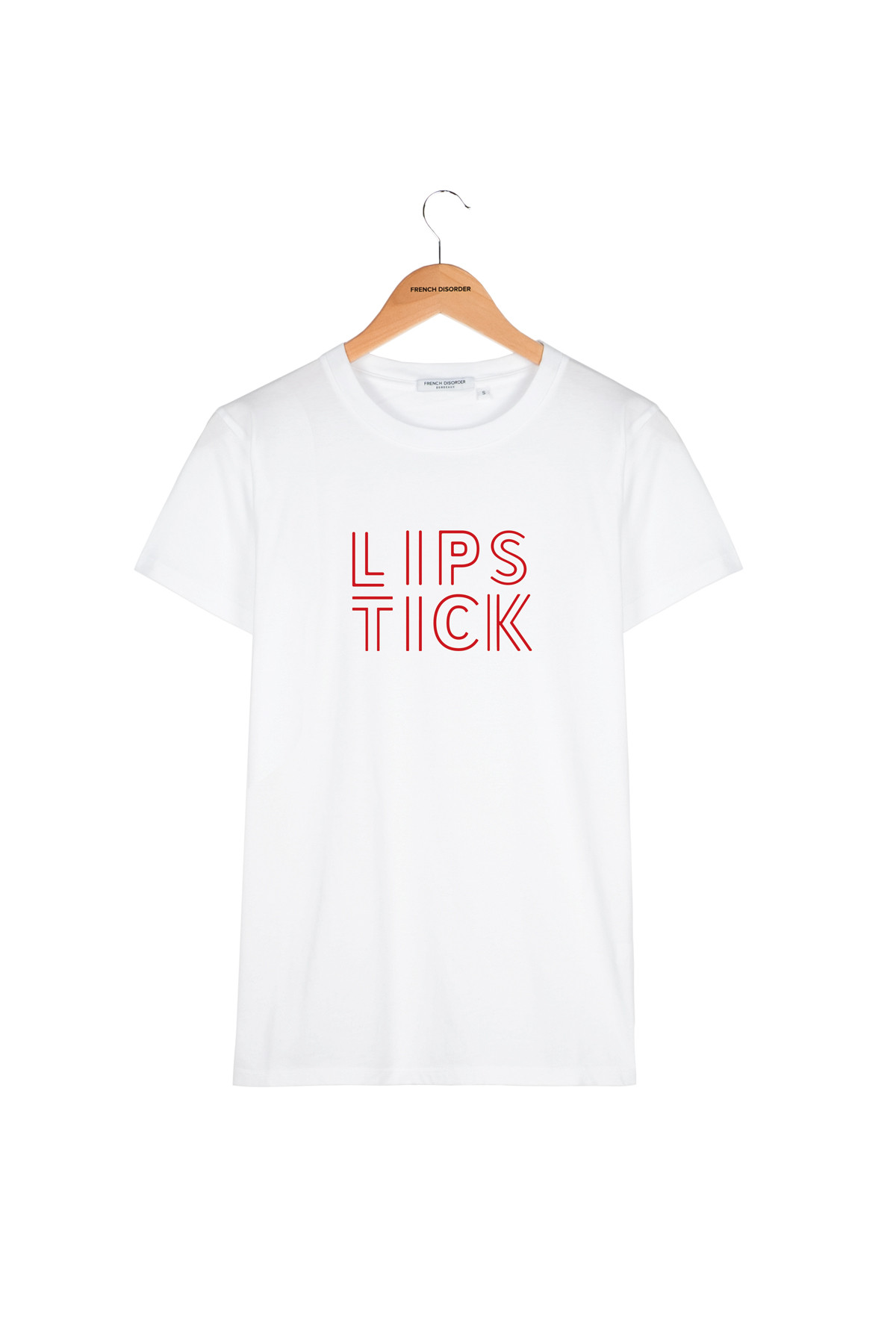 Photo de T-SHIRTS COL ROND T-shirt LIPSTICK chez French Disorder