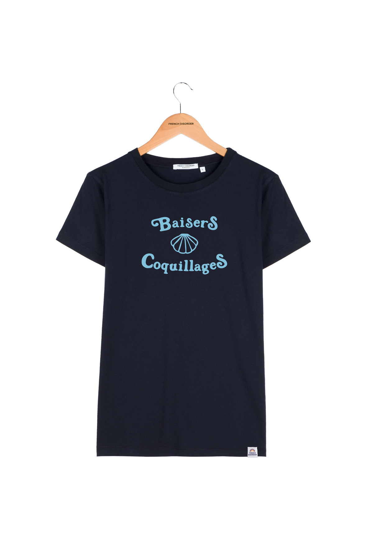 Photo de T-SHIRTS COL ROND Tshirt BAISERS & COQUILLAGES chez French Disorder