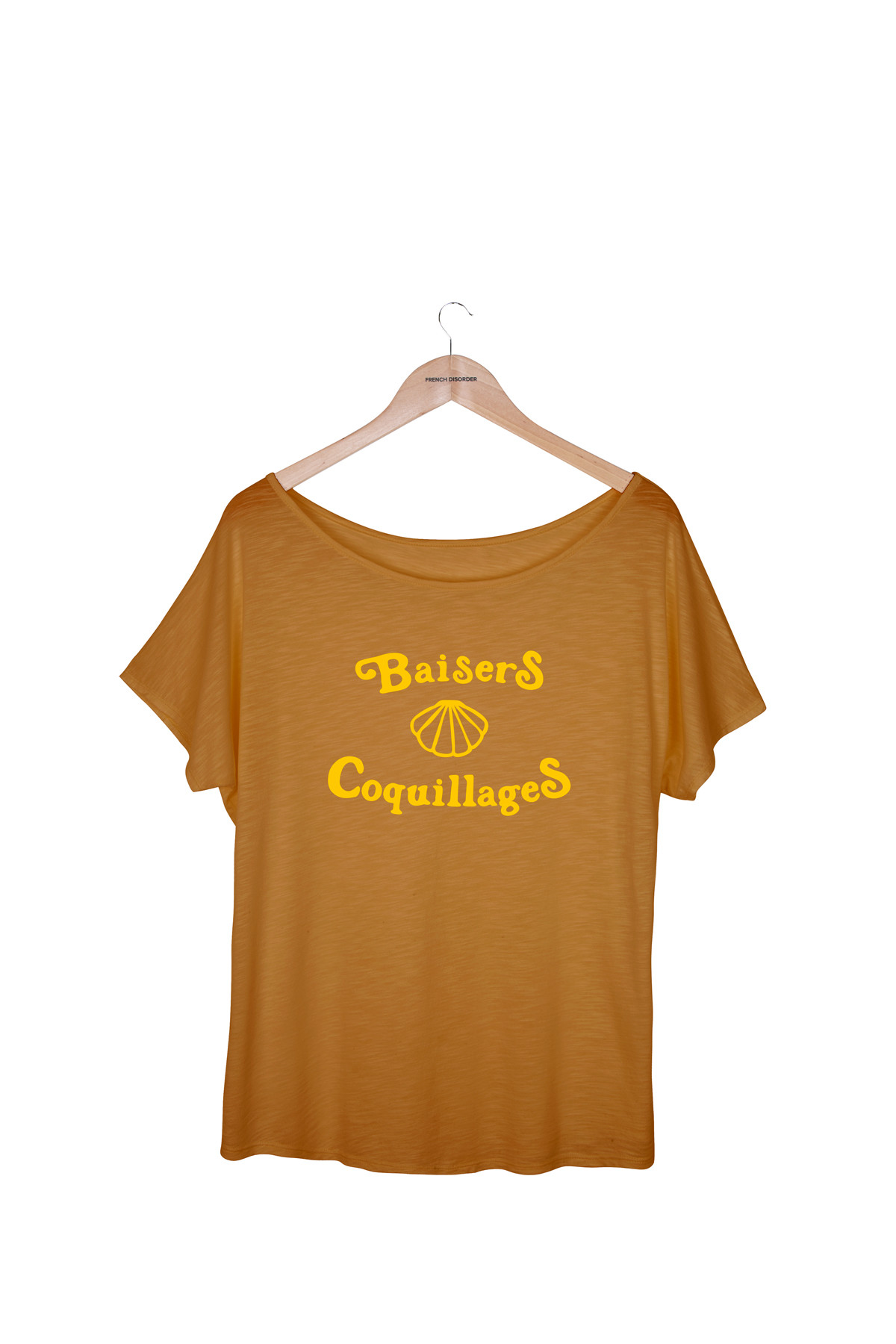 Tshirt flammé BAISERS & COQUILLAGES French Disorder