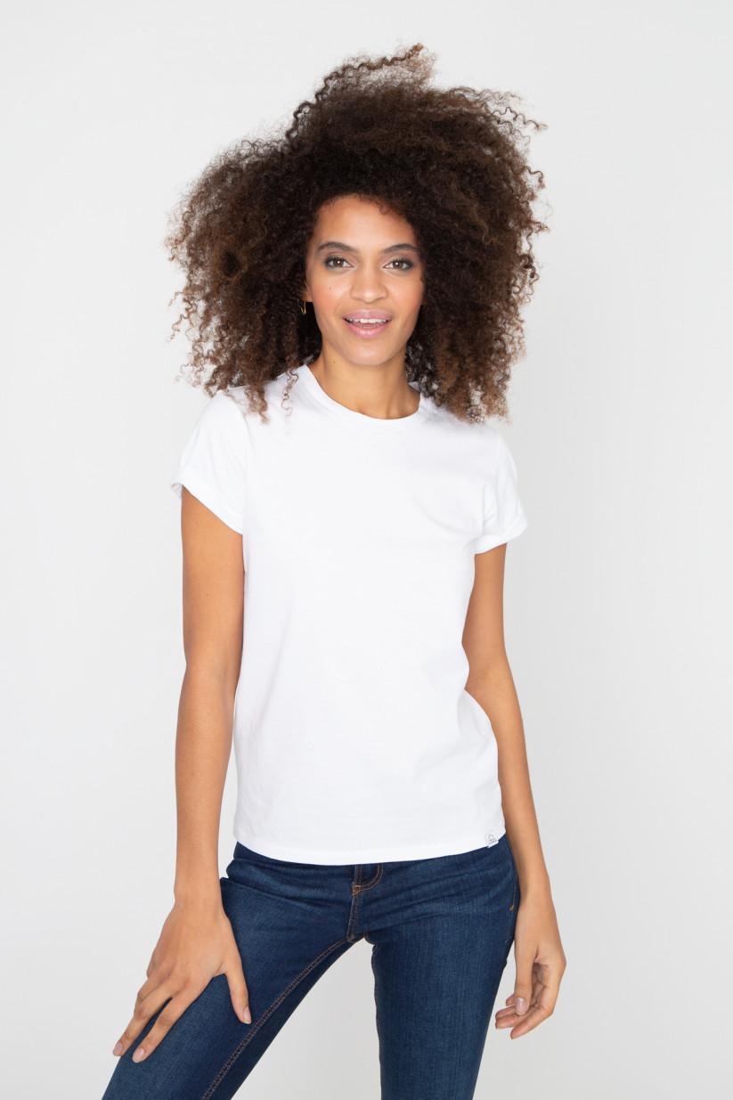 Photo de T-SHIRTS COL ROND T-shirt Femme uni chez French Disorder