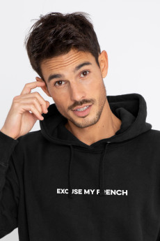 Photo de SWEATS À CAPUCHE Hoodie EXCUSE MY FRENCH chez French Disorder