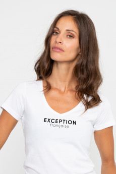 Photo de T-SHIRTS COL V Tshirt col V EXCEPTION FRANCAISE chez French Disorder