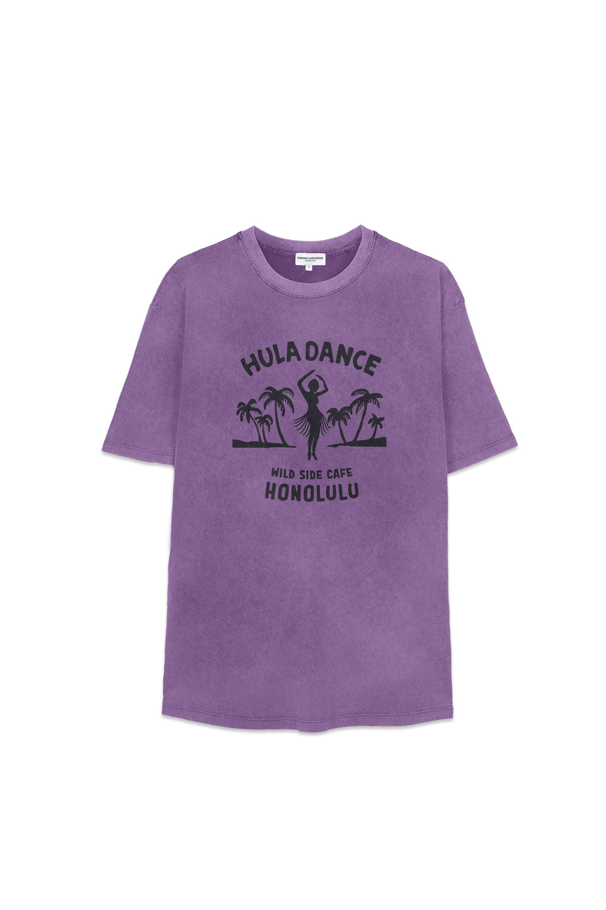 Photo de T-SHIRTS COL ROND Tshirt FEMME Washed HULA DANCE chez French Disorder