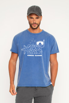 Tshirt Washed SCUBA DIVING