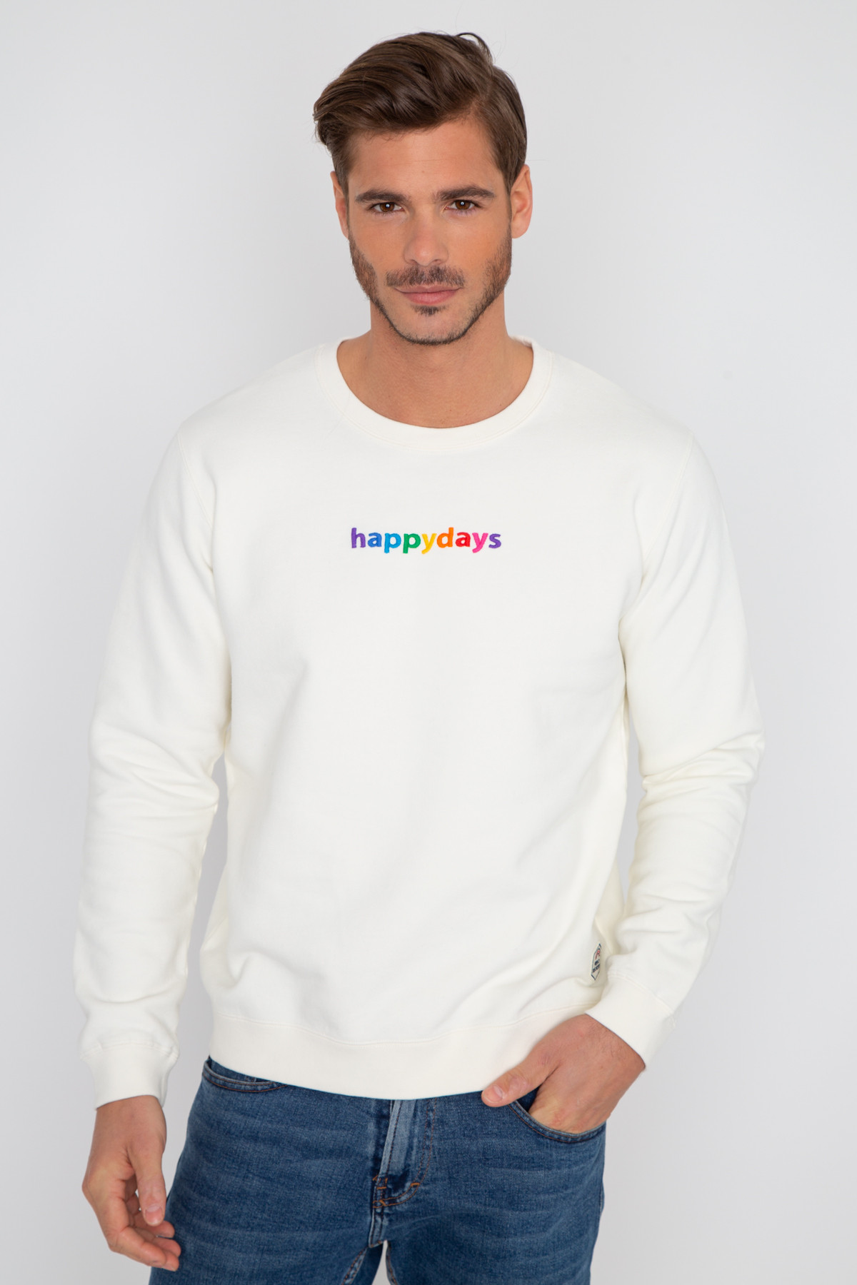 Sweat HAPPYDAYS broderie French Disorder