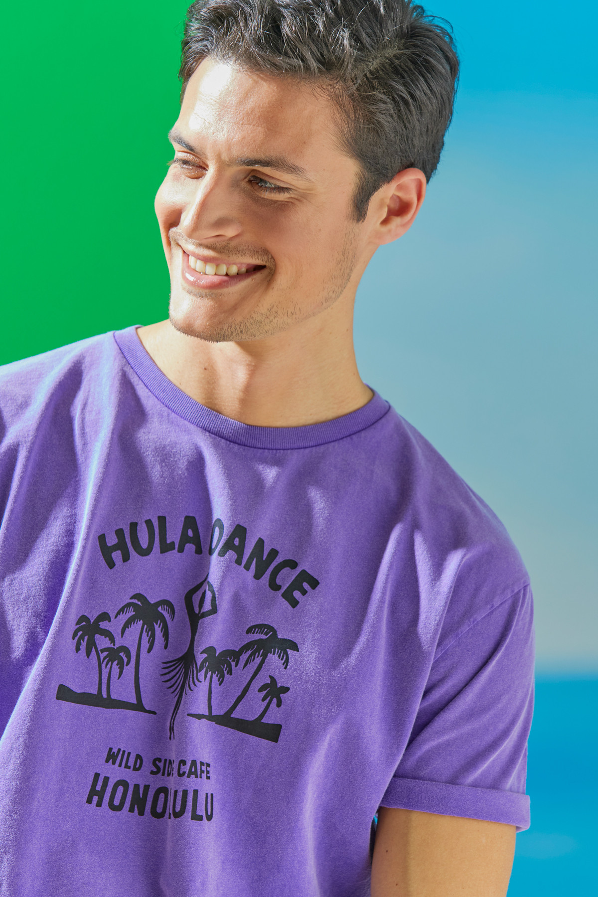 Tshirt HOMME Washed HULA DANCE French Disorder