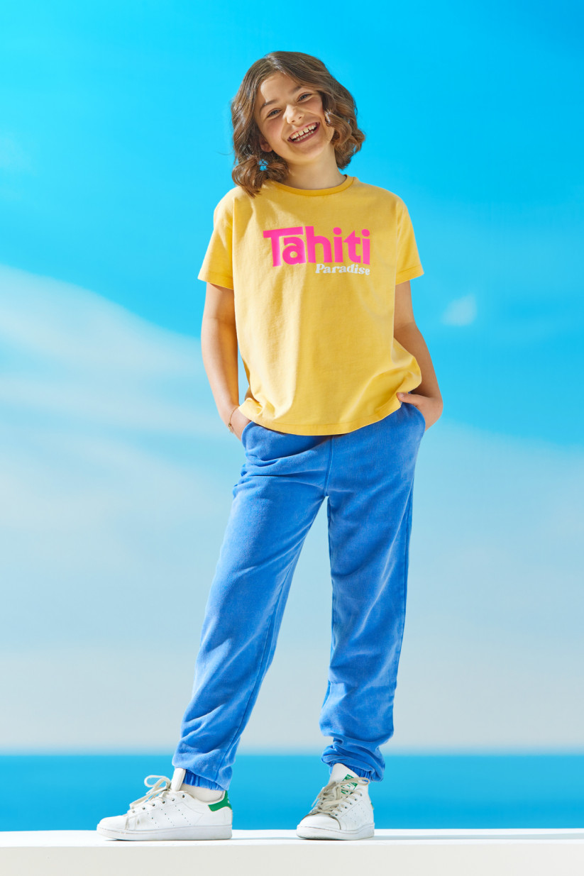 Tshirt KIDS Washed TAHITI