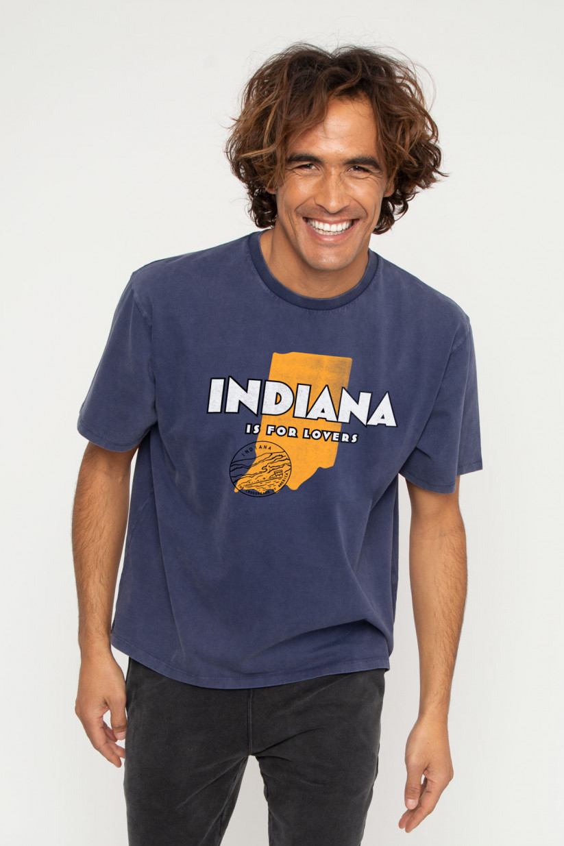 Tshirt Mike Washed INDIANA (Print)