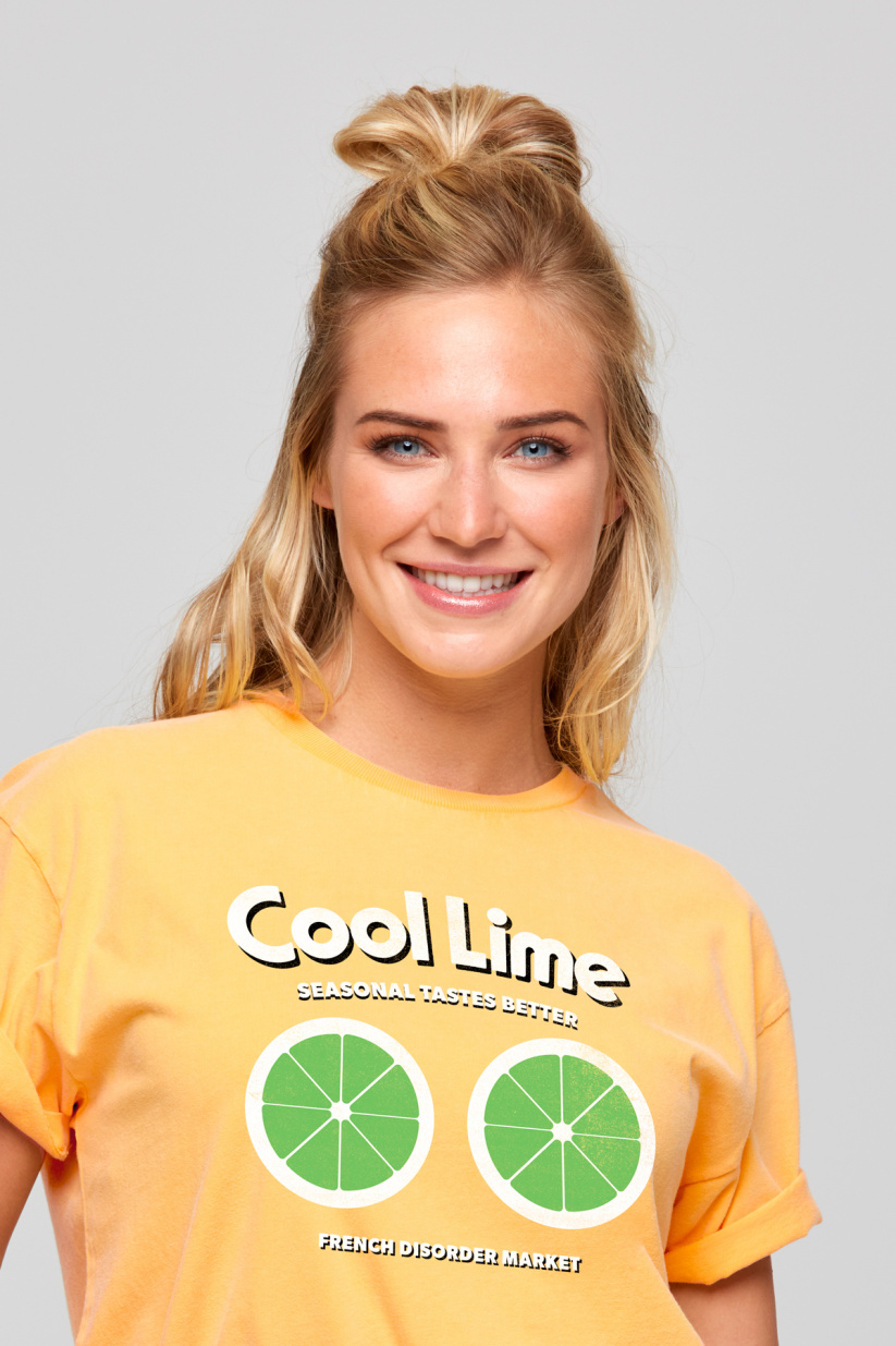 Tshirt Washed COOL LIME