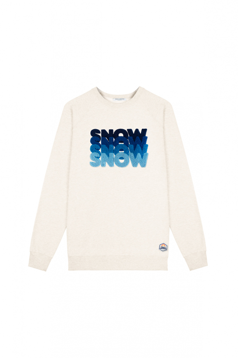 Sweat SNOW  Embroidery