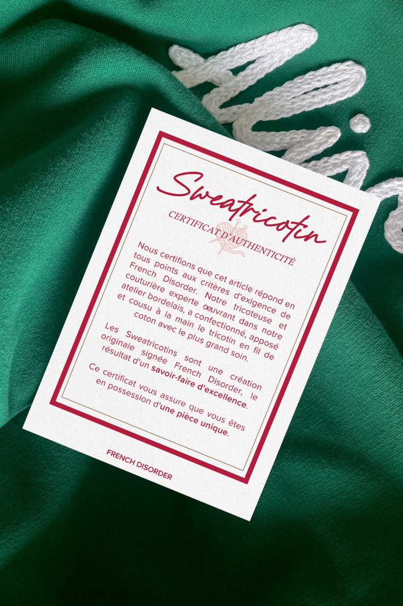 Sweatricotin Clyde FRENCH...