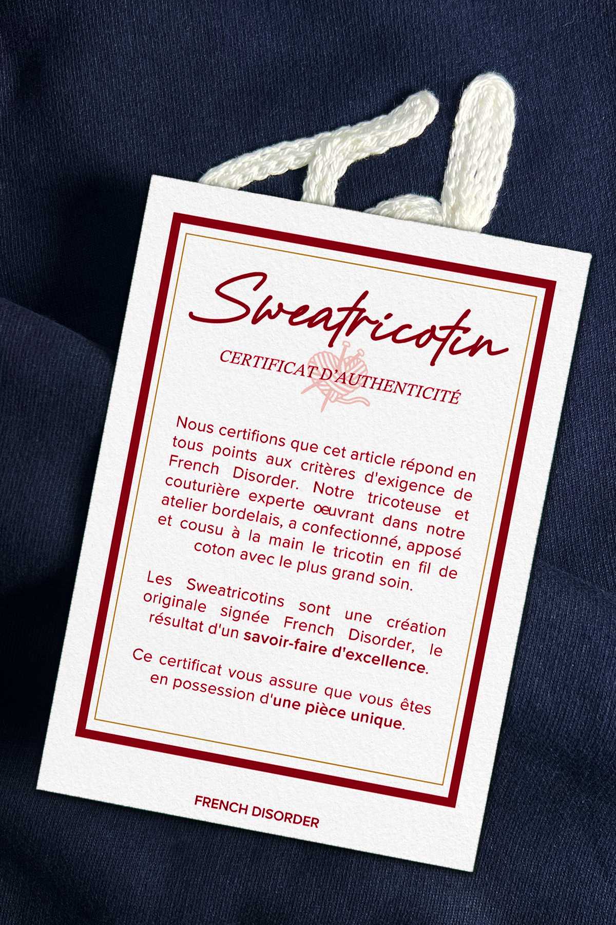 Sweat Clyde MONTAGNARD tricotin