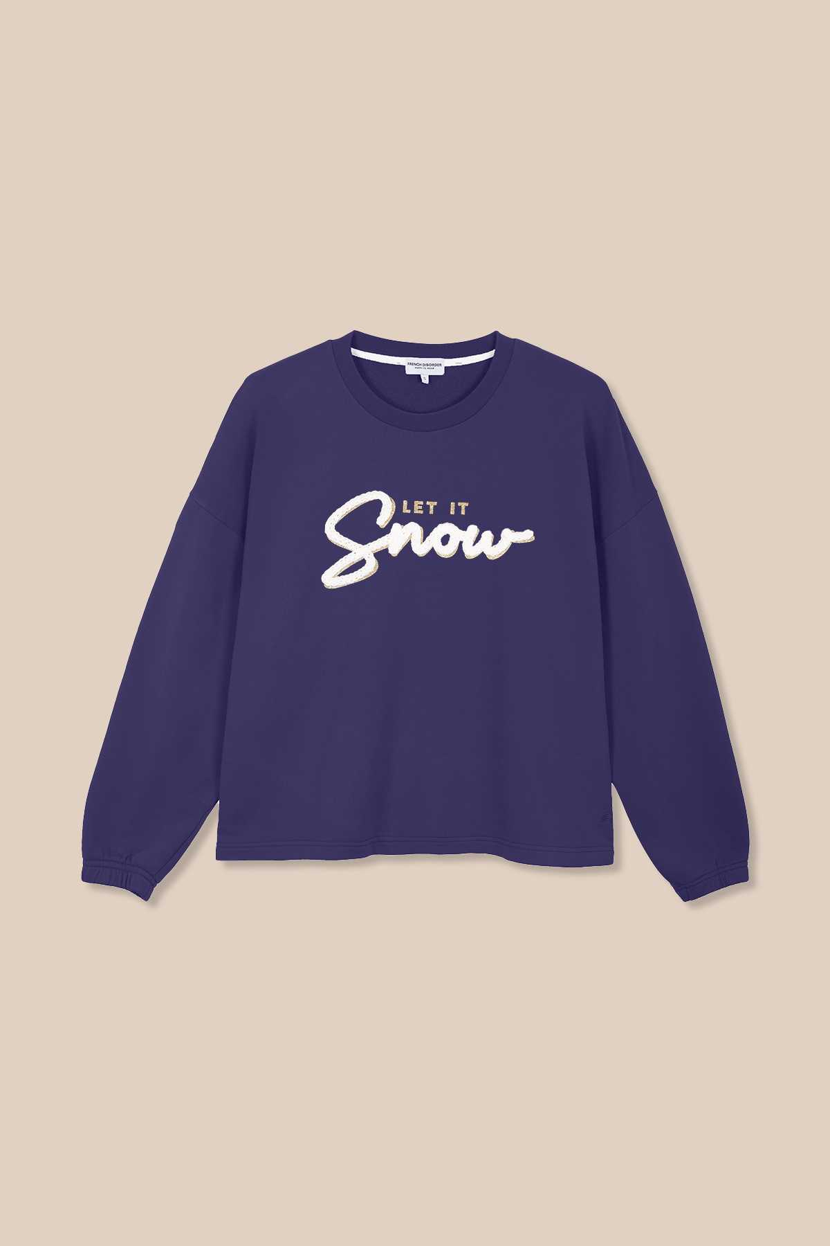 Sweat Nora Warmy LET IT SNOW (tricotin)