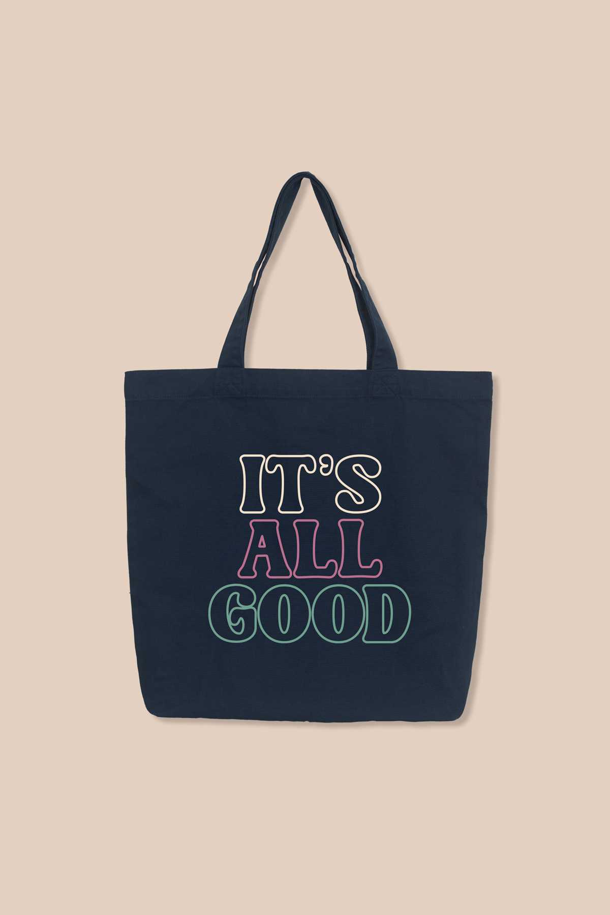 Tote Bag Canvas IT'S ALL GOOD Tote Bag Canvas IT'S ALL GOOD