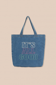Tote Bag Denim IT'S ALL GOOD