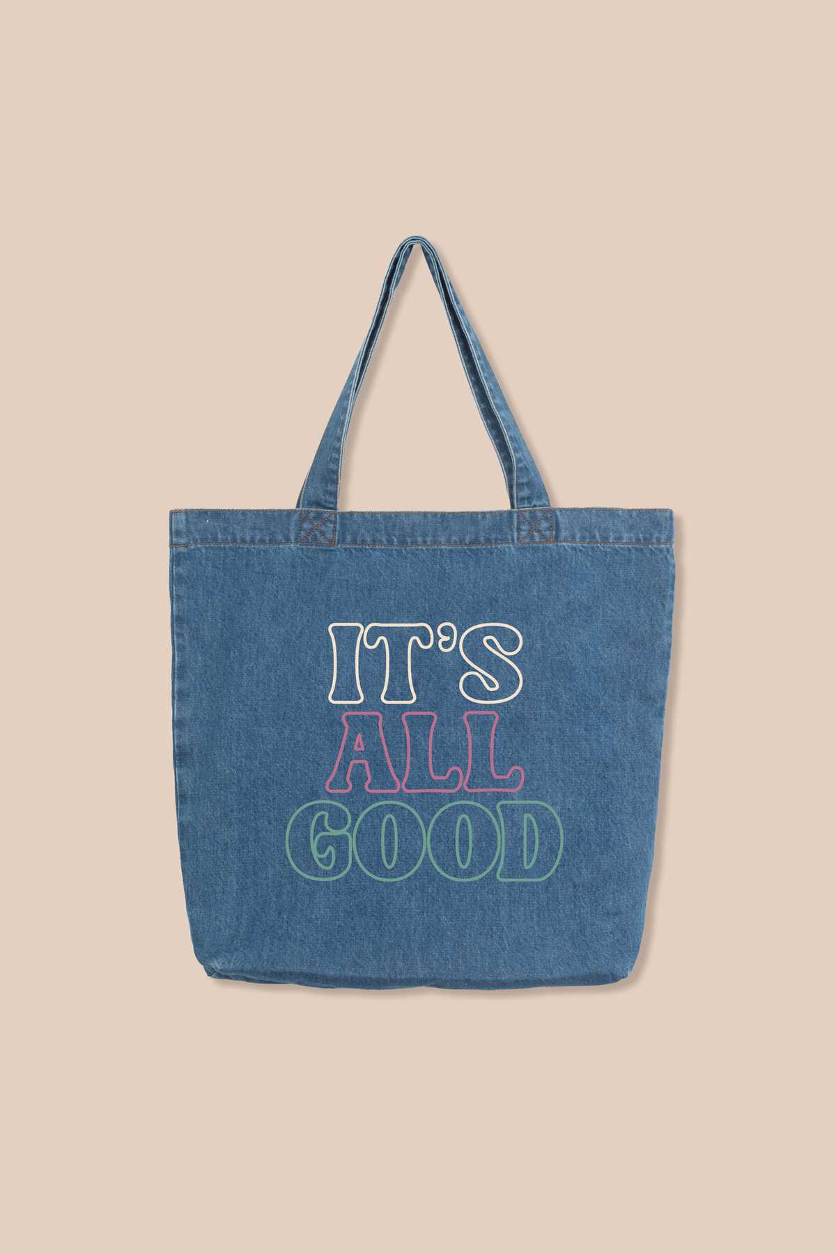 Tote Bag Denim IT'S ALL GOOD